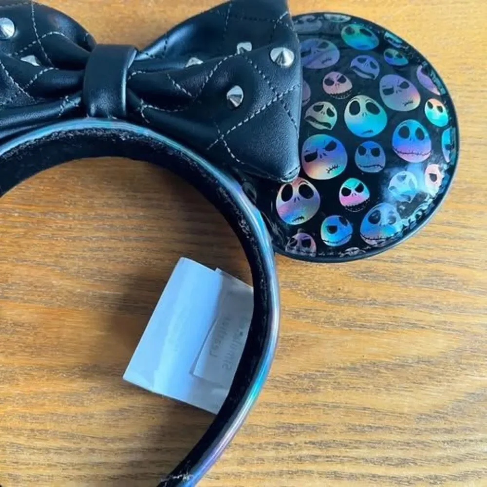 Jack Skellington Holographic Disney Ears Nightmare Before Christmas